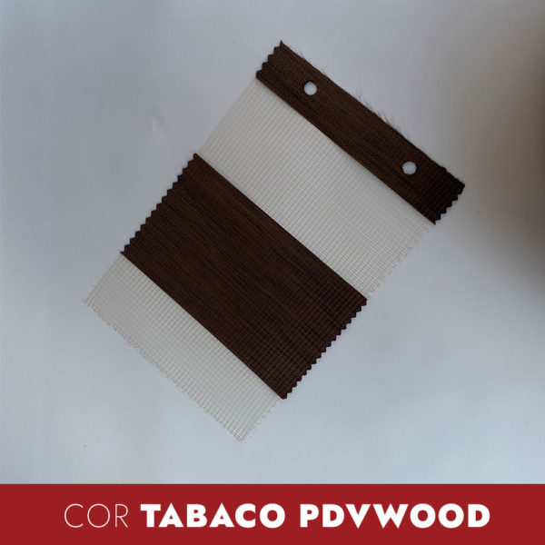 Persiana double vision wood - cor tabaco casa decor design persianas e cortinas sob medida